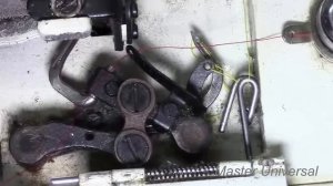 Yamata FN 10-4D. Как заправить нитки в оверлок. Видео №47.