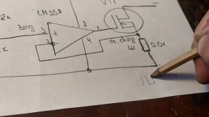 Ограничения тока на LM358 .