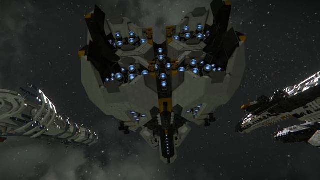 Evolution of ship making in Space Engineers ( EP4 :Military Ships, Carrier ) смотреть онлайн