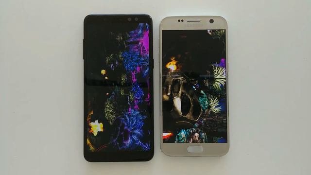 Samsung Galaxy A8 vs Samsung Galaxy S7 AnTuTu Benchmark смотреть онлайн