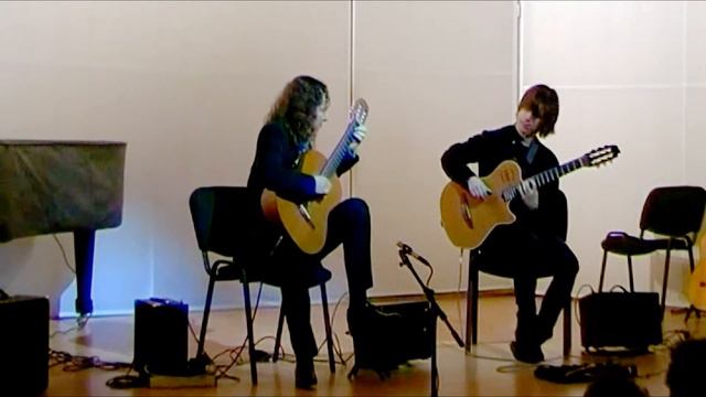 Dimitri Illarionov & Nikita Boldyrev -- live jazz improvisation on "Once I Loved" by Jobim смотреть онлайн