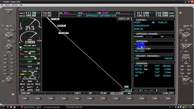 Garmin 1000 MFD WPT part 2 смотреть онлайн