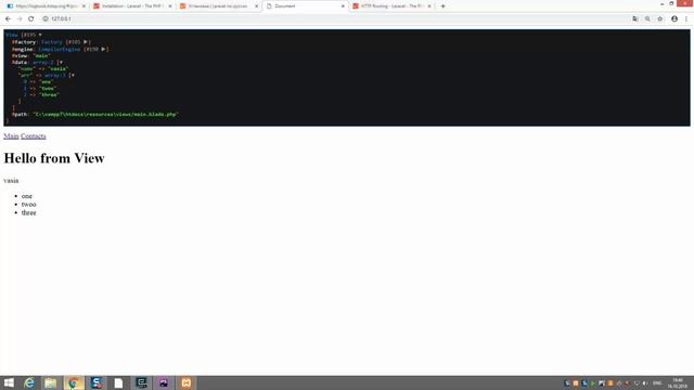 Laravel 01  Знакомство с фреймворком