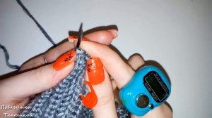 МК "Мужская шапка "Зигзаг Удачи"". Вяжем спицами