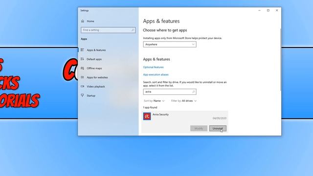 How To Uninstall Avira From Your Windows 10 PC Tutorial | Remove Antivirus & Security Software смотреть онлайн