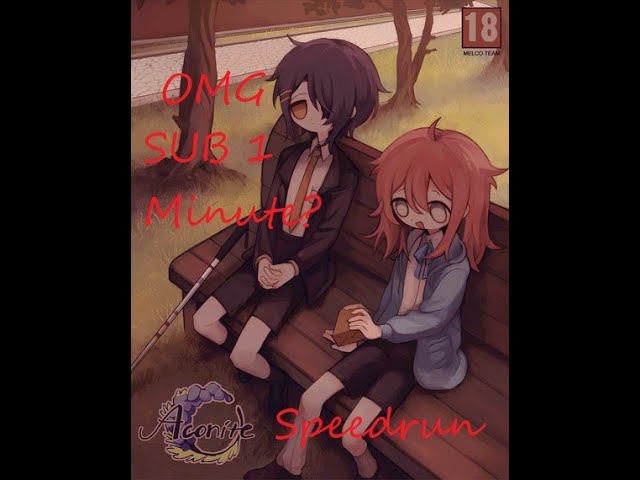 Akonite Beta New Version Speedrun Sub 1m?