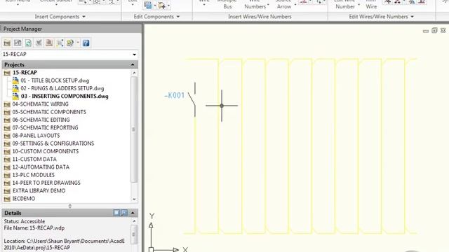 AutoCAD Electrical_Ryuzin (15 03 Inserting Components) смотреть онлайн