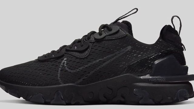 Nike React Vision Triple Black смотреть онлайн