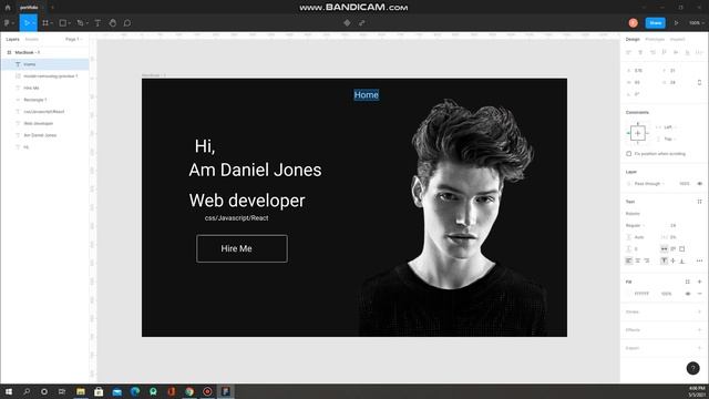 How to make a simple portfolio with Figma смотреть онлайн