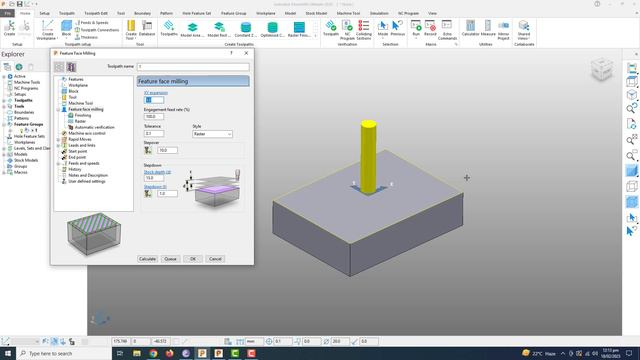 Powermill 2020 Tutorials - Lesson # 20 - Feature Face Milling смотреть онлайн