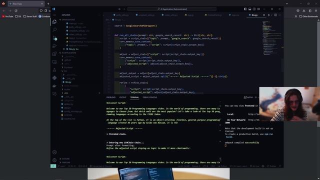 AI Generated Videos | Using Langchain, NLP, GPT4 | React and Flask App смотреть онлайн