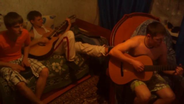 1)Limp Bizkit - behind blue eyes (acoustic cover+ buhlo) смотреть онлайн