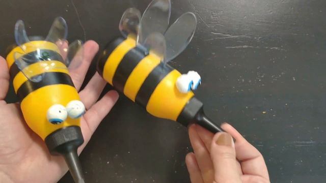 Как сделать пчел из пластиковых бутылок для украшения дачи смотреть онлайн