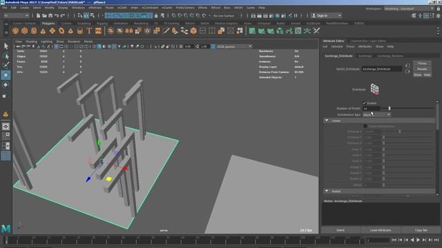 Работа с MASH в Maya 2017 смотреть онлайн