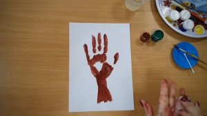 Пальчиковое рисование. Весеннее дерево. Частный детский сад "Ступени роста"