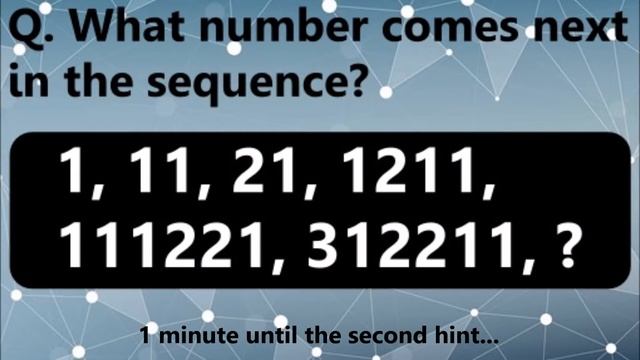 Look-And-Say Sequence Puzzle! What letter comes next in the sequence? (Problem #34) смотреть онлайн