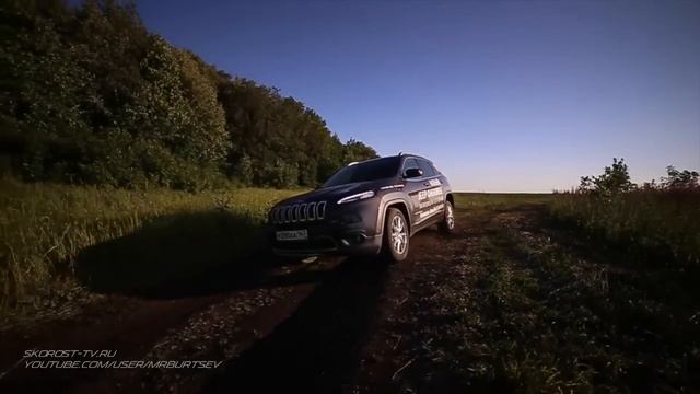 Тест-драйв Jeep Cherokee 2014 по пересеченной местности смотреть онлайн