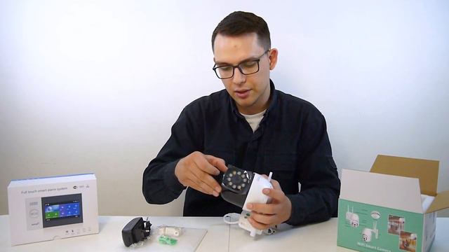 Обзор на комплект - GSM сигнализация Страж СЕНСОР-GSM + уличная камера HDcom 0110-ASW5-8GS