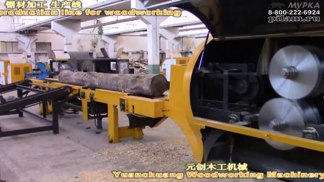 Бревнопильный многопильный брусующий станок цена pilam.ru из Китая смотреть онлайн