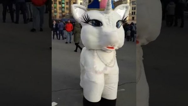 Единорог настоящий снятый на камеру