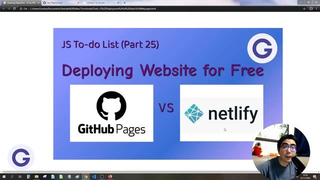 GitHub Pages VS Netlify - Deploying Static Webpages to Internet for Free смотреть онлайн