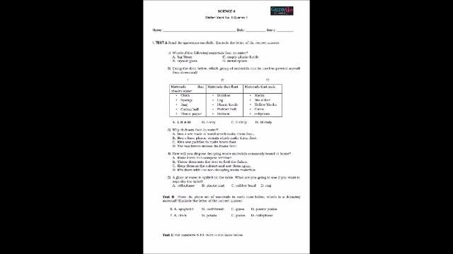 SUMMATIVE TEST SAMPLES смотреть онлайн