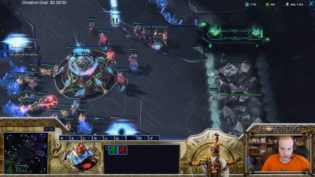 MCanning vs Yours PvZ, adept archon style to counter ling bane ravager смотреть онлайн