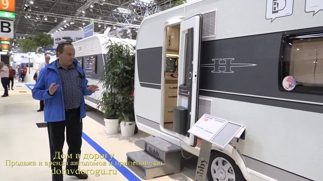 Доступен к заказу. Для путешествий вдвоем с королевской кроватью Дом на колесах Hobby De Luxe 460Sf смотреть онлайн