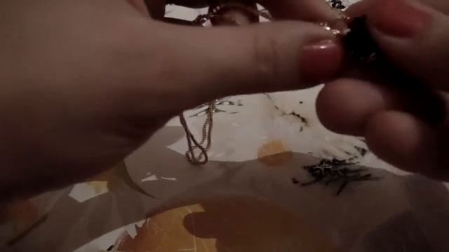 Бижутерия из Китая. Колье,серьги и кольцо.Распаковка посылки смотреть онлайн