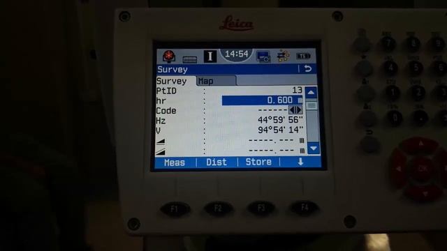 Set Station Orientation with Azimuth(Angle) Using Leica Total Station TS09 Plus in English смотреть онлайн