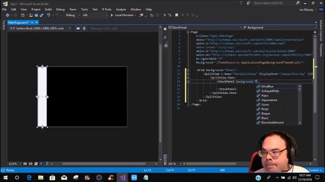 Sliding Hamburger Menu in UWP C# смотреть онлайн