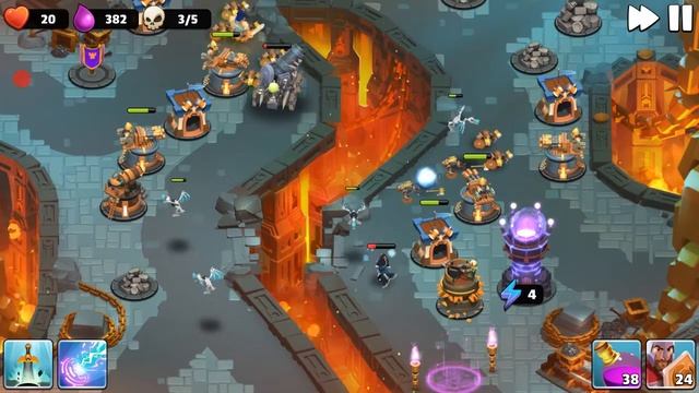 Castle Creeps TD - Chapter 11 Level 43-Burning Chasm 3 Stars смотреть онлайн