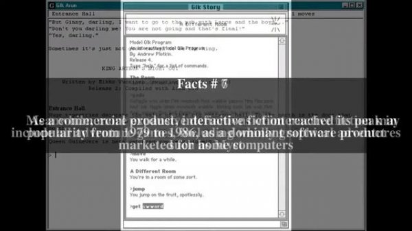 Interactive fiction Top # 12 Facts