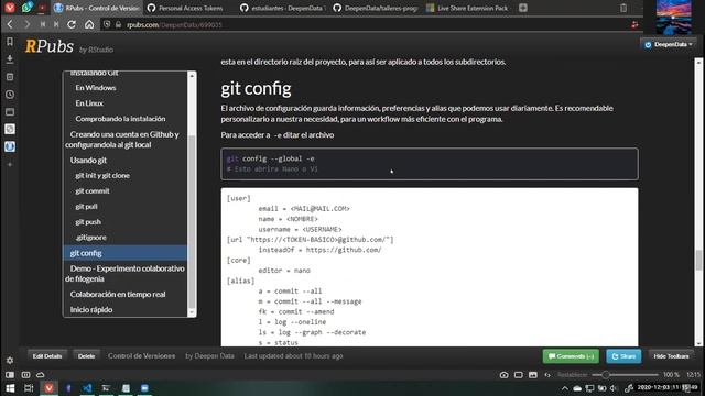 Clase 11 3-dic-2020: Programación colaborativa y desarrollo de software PARTE 1 смотреть онлайн