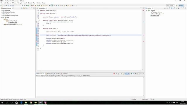 How to center a java swing window смотреть онлайн