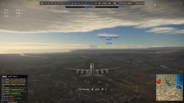 Spitfire LF Mk IX, Sicily, 4 kills смотреть онлайн
