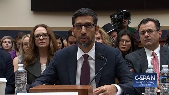 Google CEO Sundar Pichai complete opening statement (C-SPAN) смотреть онлайн