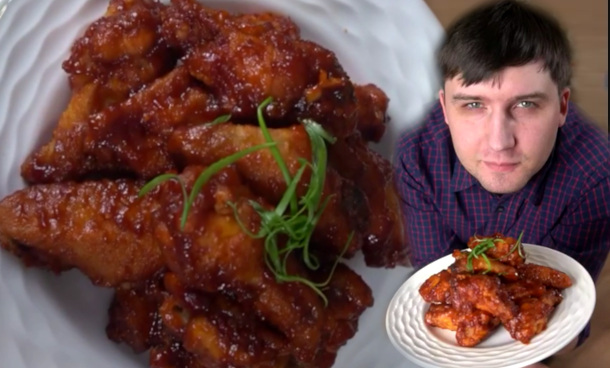 Аппетитные крылья Buffalo Wings по корейски смотреть онлайн