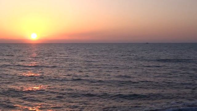 Январский закат над морем. Сочи, Лазаревское 28 января 2018 смотреть онлайн