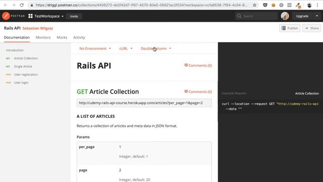 Postman Guide - Automatic Documentation (Basic level) смотреть онлайн