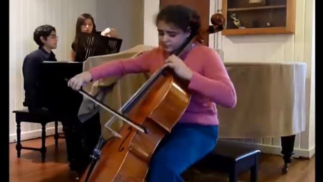 Most talented young cello player Tschaikovski Rokoko Variations смотреть онлайн