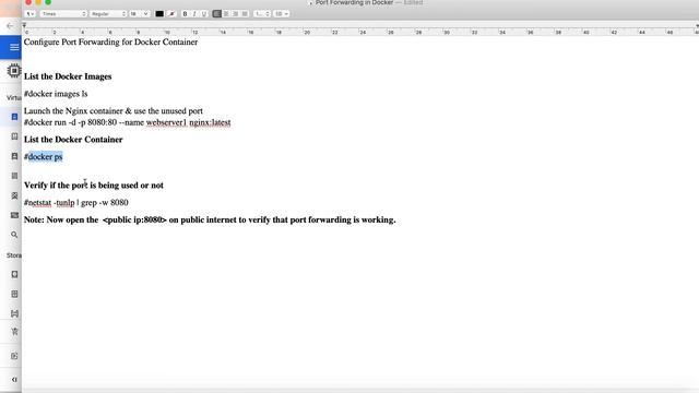 Port in docker Forwarding смотреть онлайн