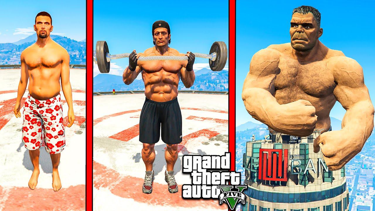 КАК СТАТЬ САМЫМ СИЛЬНЫМ КАЧКОМ НА ПЛАНЕТЕ В ГТА 5 МОДЫ! ОБЗОР МОДА В GTA 5! ИГРЫ ВИДЕО MODS смотреть онлайн