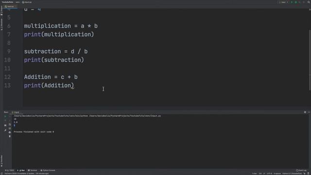 دروس لغة بايثون - الرياضيات || Python Tutorials - Mathematics, Add, Subtract, Multiply, divide смотреть онлайн