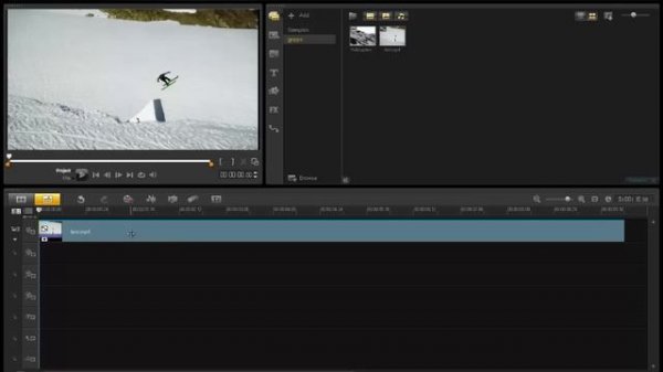 Corel VideoStudio Pro x6, Basic intro track motion
