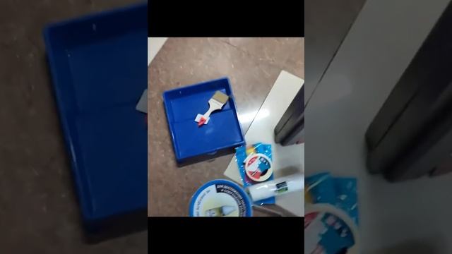 Покраска поролоновым валиком стены. смотреть онлайн