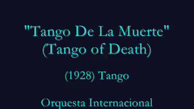"Tango De La Muerte" (1928) "Tango of Death" смотреть онлайн