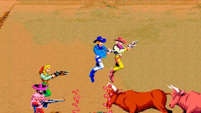 Sunset Riders Arcade 4 Player Netplay 60fps