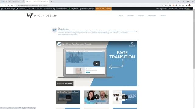 WordPress YouTube Feed Tutorial смотреть онлайн
