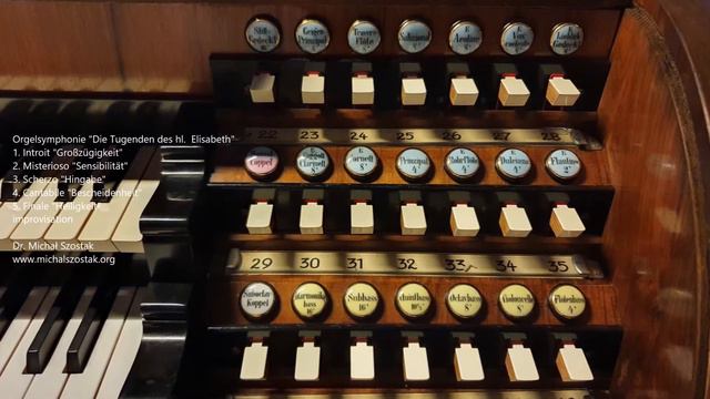 Organ Symphony "Die Tugenden der hl. Elisabeth" - Dr Michał Szostak, improvisation смотреть онлайн